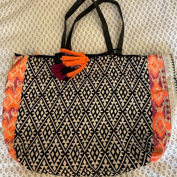 New Look Multicolored Beach Bag - Picture 2 of 3